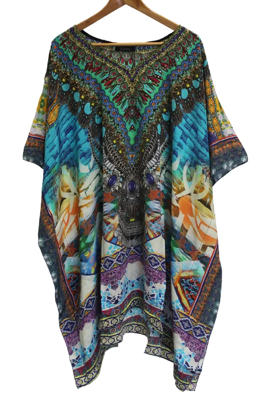 Zerryn Cosmopolitan Short Silk Kaftan