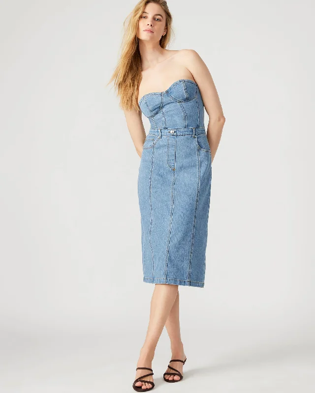 ANYA DENIM DRESS