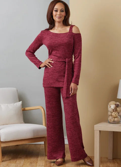 Butterick Knit Dress, Top, Skirt and Trousers B6913