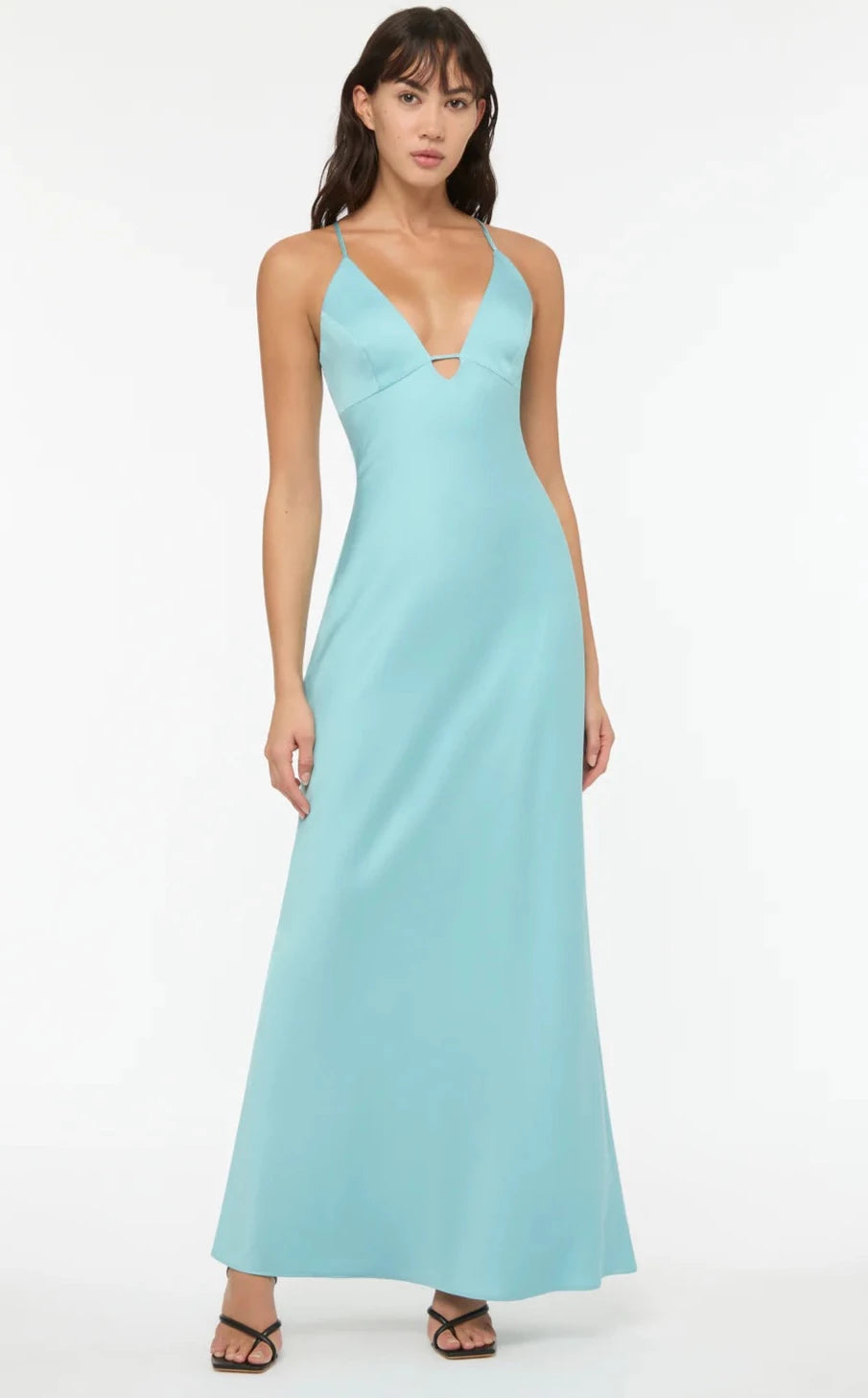 Time to Shine Slip Dress (Sky Blue)