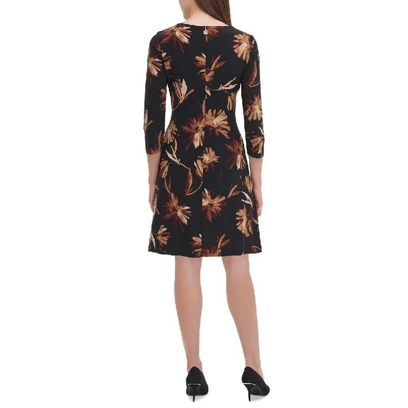 Tommy Hilfiger Women's Miranda Floral Dress Black Size 4