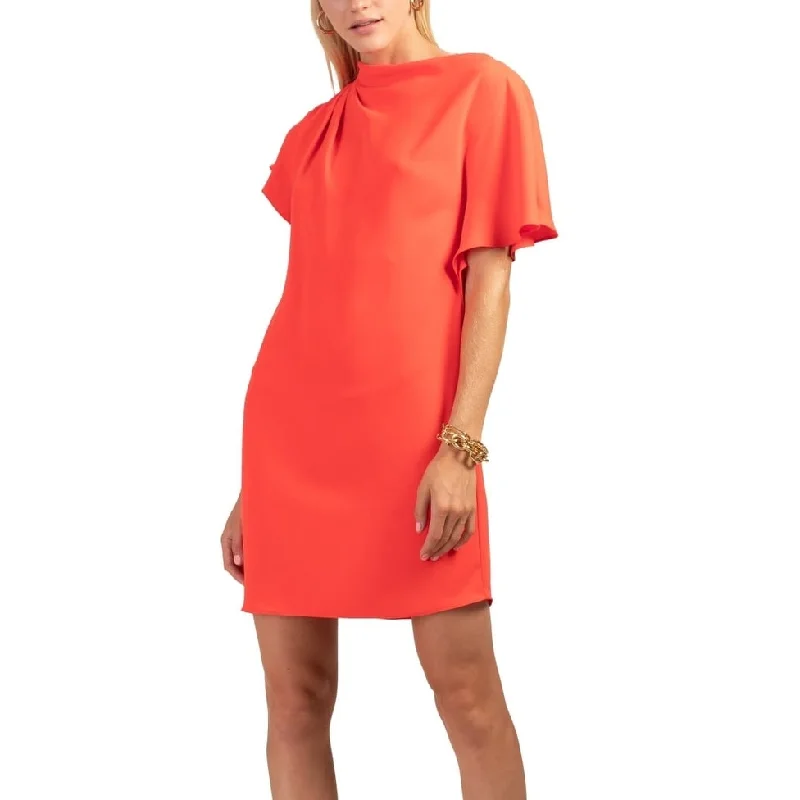 Trina Turk Women's Promising Asymmetric Sheath Dress Orange Size X-Small