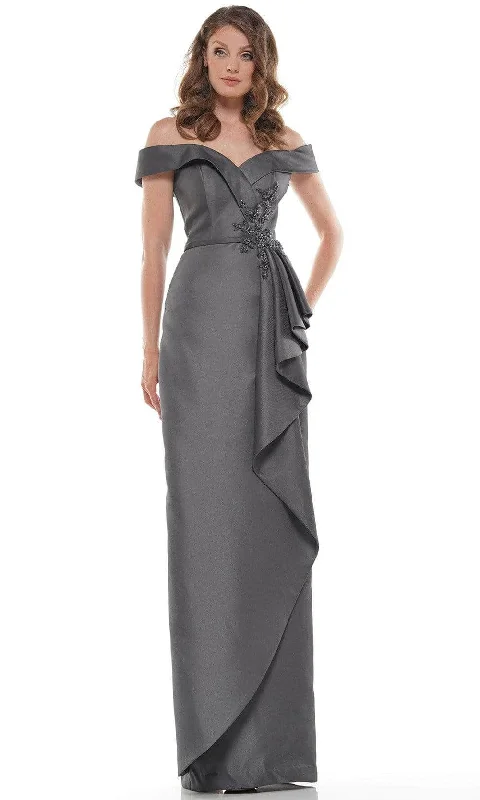 Marsoni by Colors - Ruffle Sheath Evening Dress MV1087