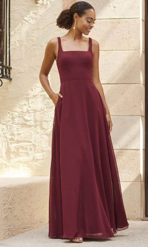 Christina Wu Celebration 22145 - Square Neck A-Line Dress