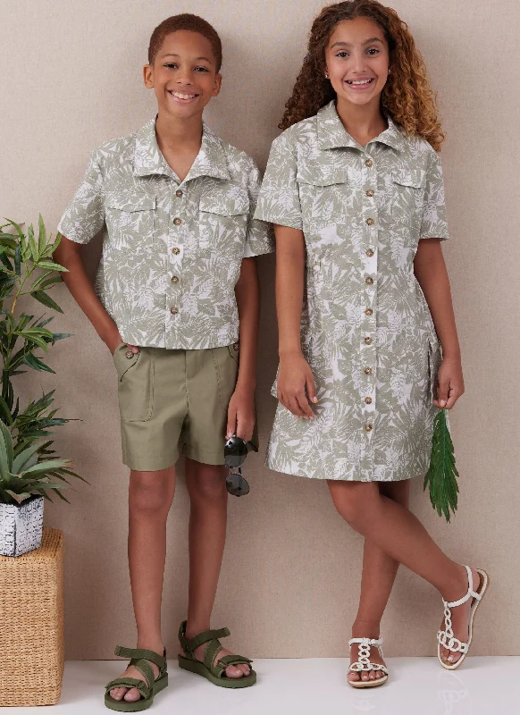 McCalls Child/Teen Shirt, Trousers, Shorts & Dress M8462