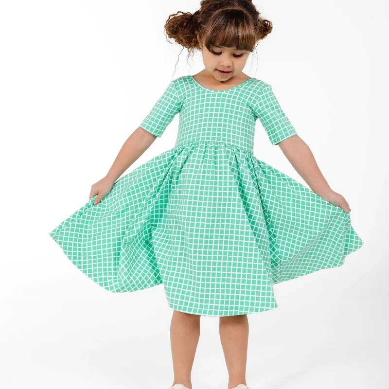 The Short Sleeve Ballet Dress in Spring Picnic